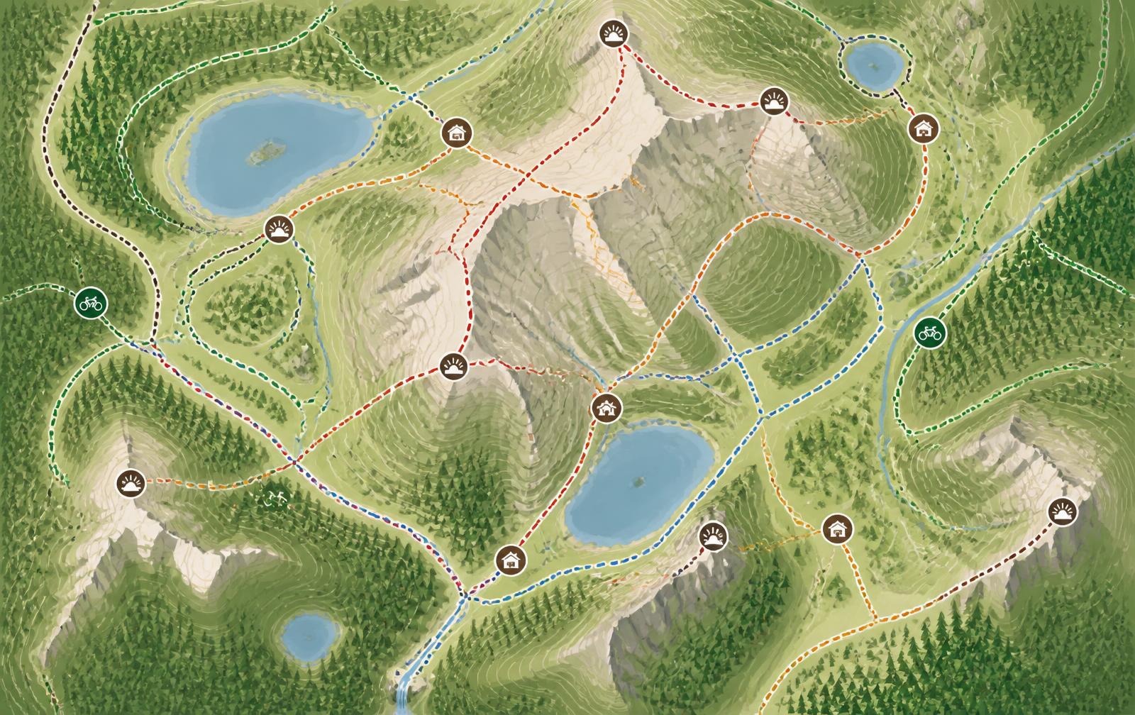 Bergwelt 4 Jahreszeiten: Wandern, Trail, Bikepark